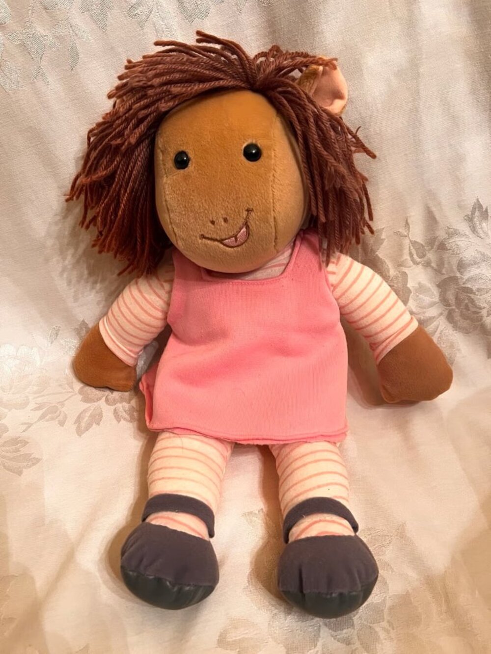 Vintage D.W. plush doll